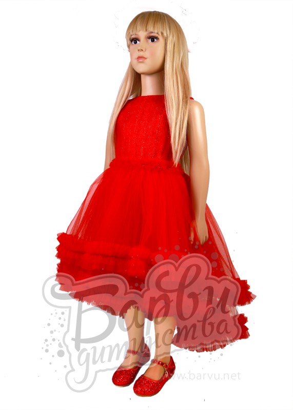 Святкове плаття  - 003 (червоне)
