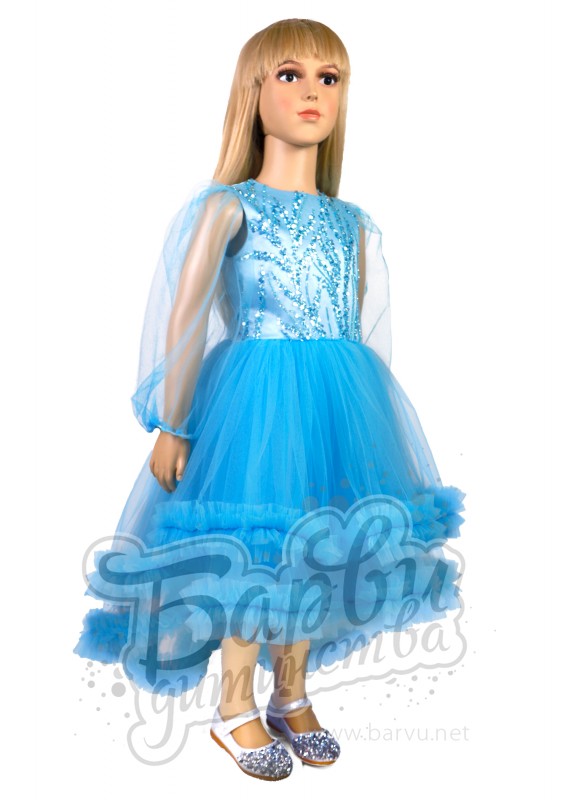 Святкове плаття - 003 (голубе)